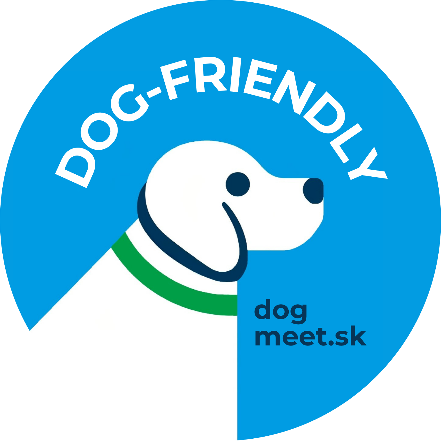 Oficiální Dog-friendly nálepka DogMeet